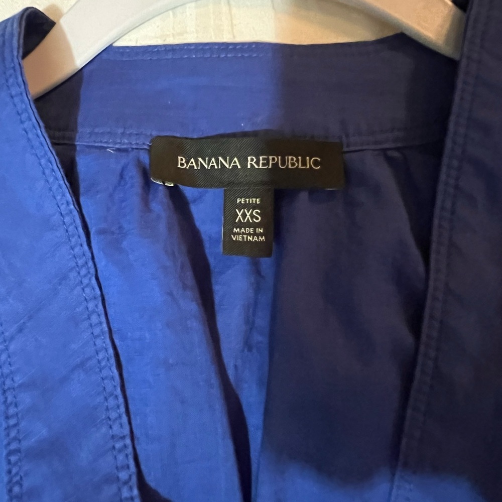 Banana Republic Stampa Ruffle Wrap Mini Resort Dress - Picture 3 of 6
